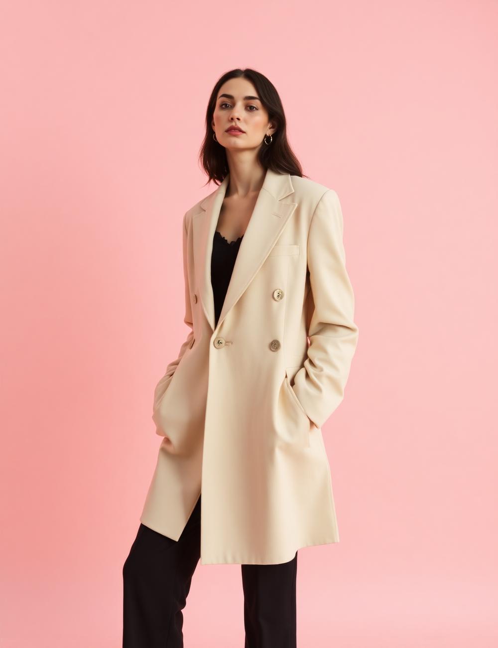 Blazer Oversize Marfil